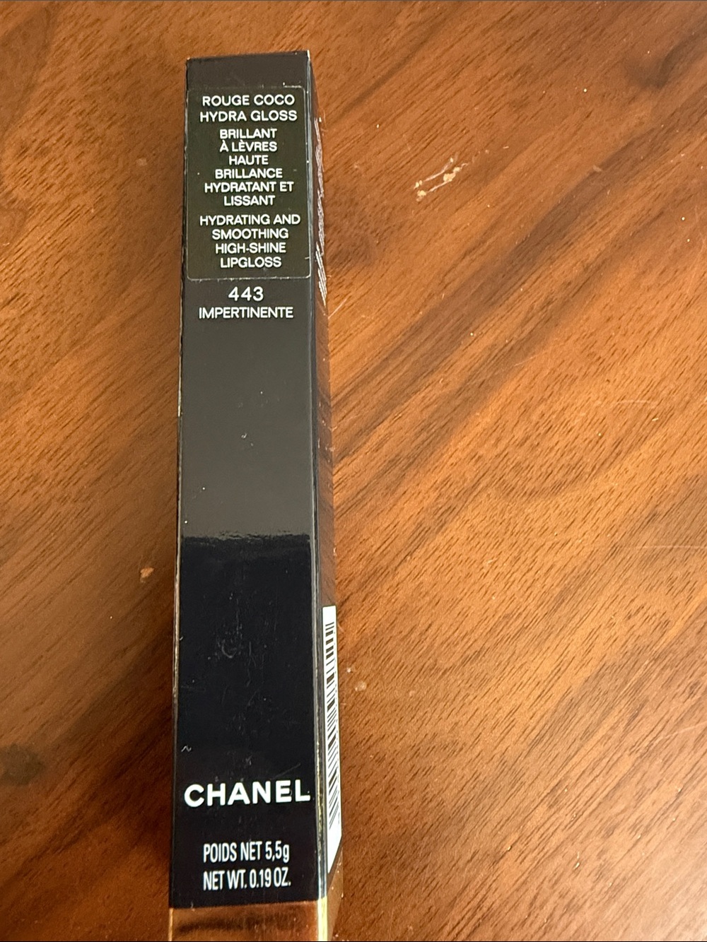 Chanel Rouge Coco Hydra Gloss 443 Impertinente - new!